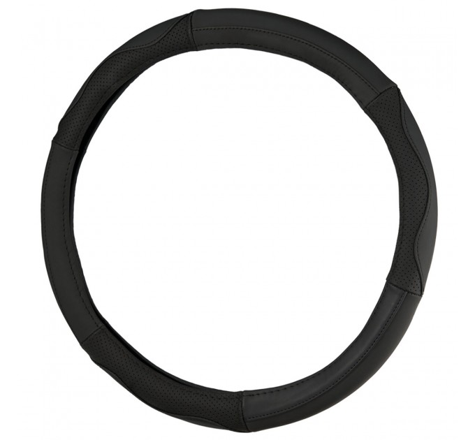 Чохол на кермо Carlife 39 - 41см, шкіра, чорний SW243L, ціна: 434 грн.