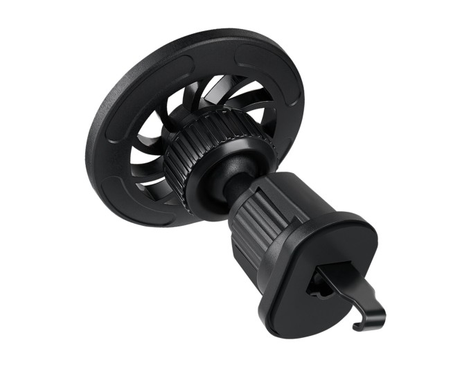 Автомобільний тримач автомобільний Brevia Air Vent Pro MagRING для дефлектора, магнітний Magsafe, чорний, ціна: 329 грн.