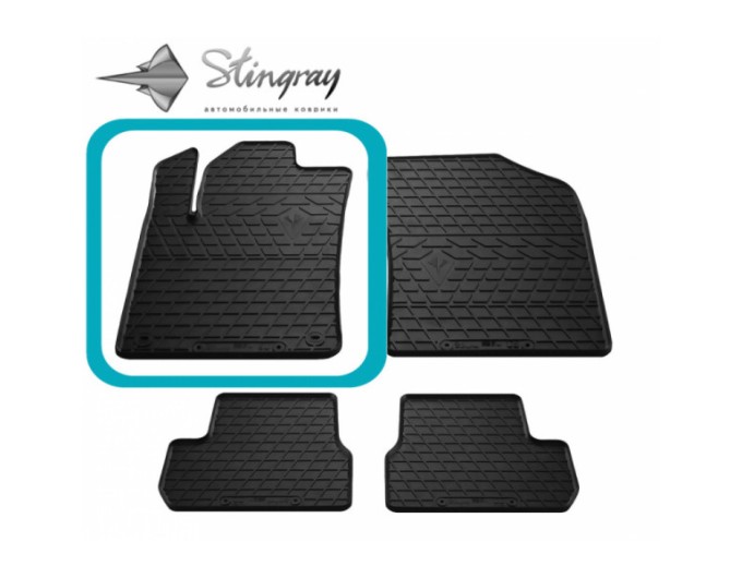 Citroen C3 II (2009-2016) коврик передний левый (Stingray), цена: 801 грн.