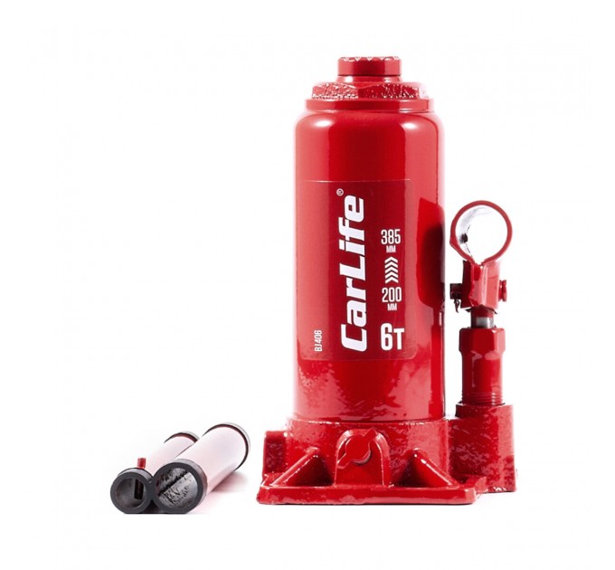 Домкрат гідравлічний пляшковий CarLife 6т 200-385мм, ціна: 937 грн.