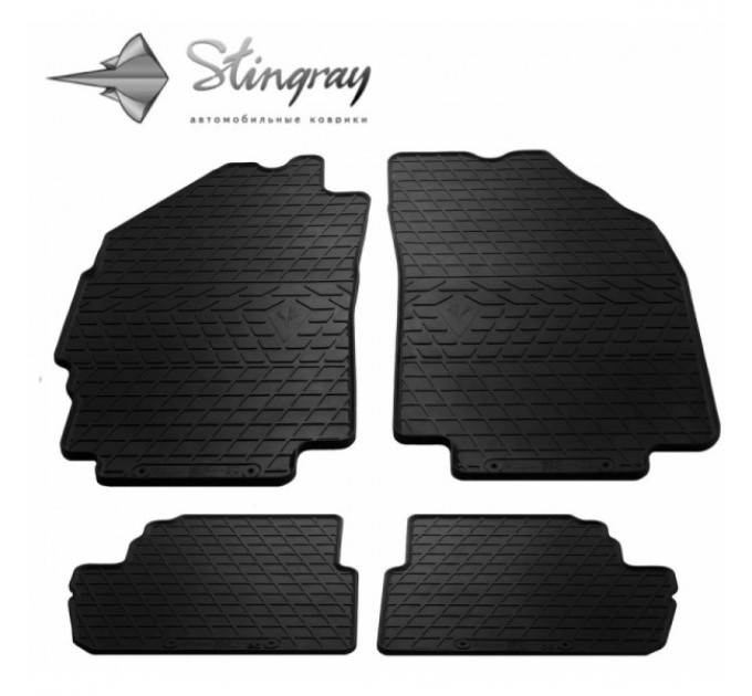 Chevrolet Spark (M300) (2009-2015) комплект килимків з 4 штук (Stingray), ціна: 1 328 грн.