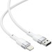 Кабель Brevia USB to Lightning 2,4A 1,2м, белый ZIP, цена: 136 грн.