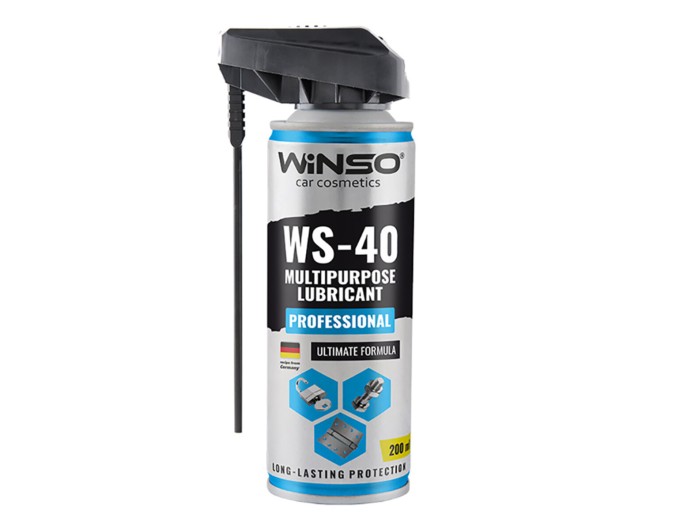 Смазка многофункциональная Winso WS-40 Professional Multipurpose Lubricant, 200мл, цена: 119 грн.