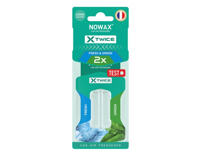 Ароматизатор з подвійною капсулою Nowax X Twice - Fresh & Green, ціна: 73 грн.