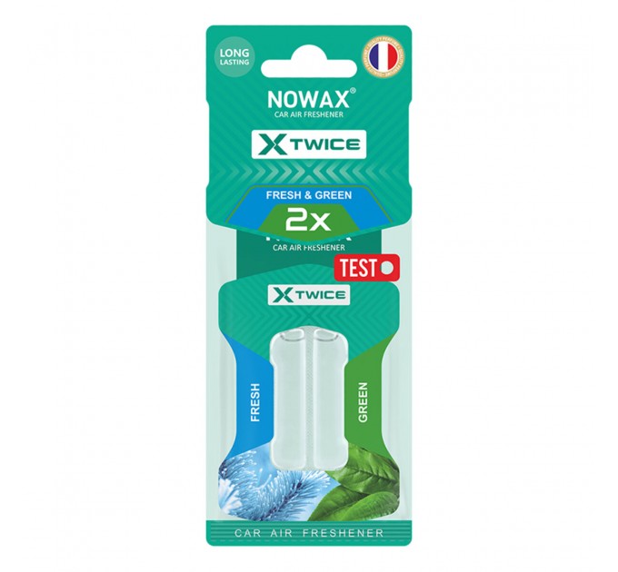 Ароматизатор с двойной капсулой Nowax X Twice – Fresh & Green, цена: 69 грн.