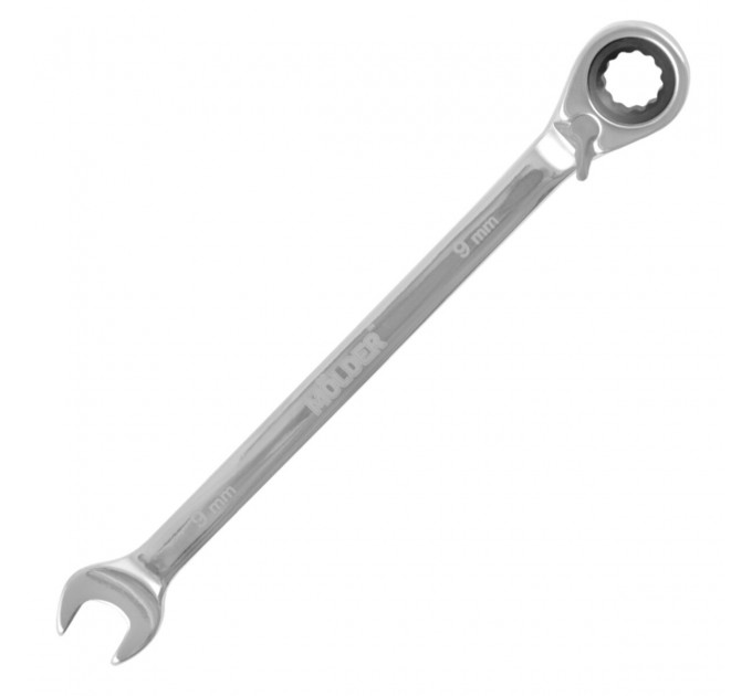 Ключ комбінований Molder з трещіткою та реверсом CR-V, 9мм, ціна: 119 грн.