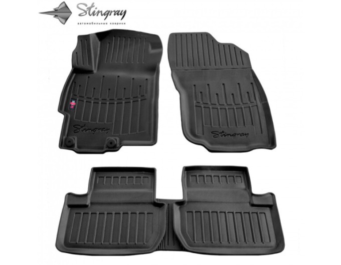 Mitsubishi Lancer X (2007-2015) комплект 3D ковриков с 5 штук (Stingray), цена: 1 870 грн.