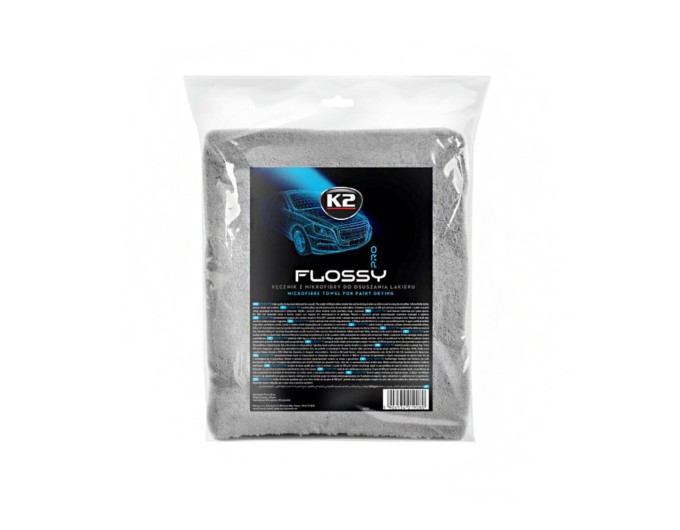 Полотенце из микрофибры K2 Flossy Pro для сушки лакокрасочной поверхности трикотажное 90x60см, цена: 434 грн.