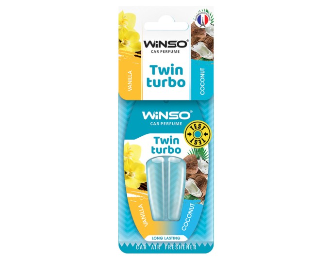 Ароматизатор з подвійною капсулою Winso Twin Turbo - Vanilla & Coconut, ціна: 76 грн.