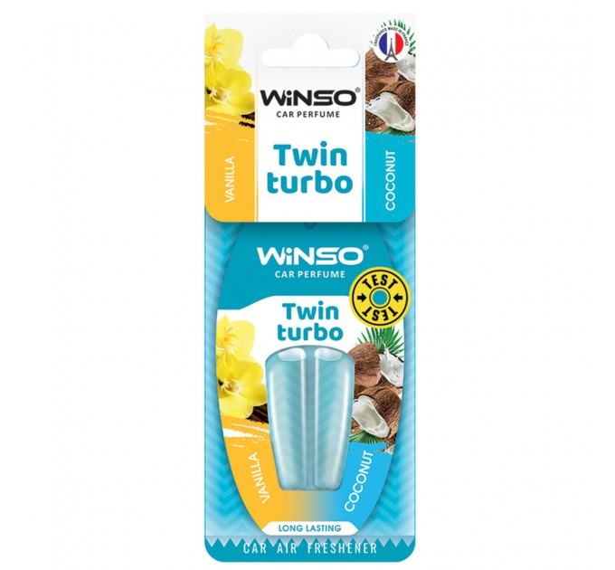Ароматизатор з подвійною капсулою Winso Twin Turbo - Vanilla & Coconut, ціна: 76 грн.