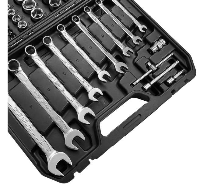 Професійний набір інструментів в кейсі Winso Pro 1/2", 1/4" 72 T, CR-V, 82од., ціна: 3 448 грн.