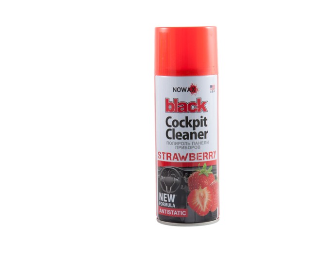 Полироль для панели приборов Nowax Cockpit Cleaner Spray Клубника, 450мл, цена: 154 грн.