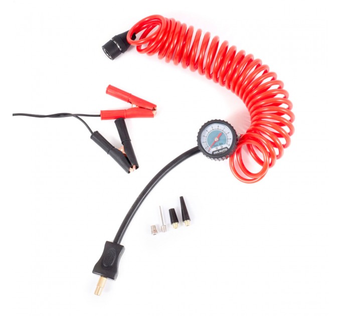 Компрессор автомобильный Белавто Зубр 10Атм 90л/мин 360Вт двухцилиндровый с зажимами АКБ, цена: 2 747 грн.