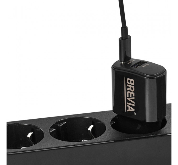 Сетевое зарядное устройство Brevia ePower PD25W USB-C черный, цена: 413 грн.