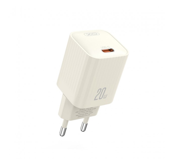 Сетевое зарядное устройство XO L146 PD20W Single USB-C бежевый, цена: 189 грн.