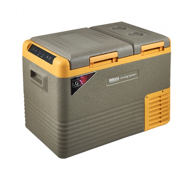 Холодильник автомобильный Brevia 33л (компрессор LG) двухкамерный 22555, цена: 14 799 грн.