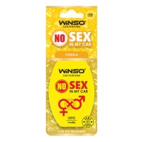 Освіжувач повітря Winso No Sex in My Car, целюлозний ароматизатор Vanilla