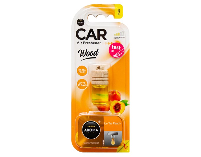 Ароматизатор Aroma Car Wood Ice Tea Peach, 6мл рідкий, ціна: 109 грн.