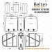Комплект, 3D чохли для сидінь BELTEX Montana, black-brown, ціна: 6 255 грн.