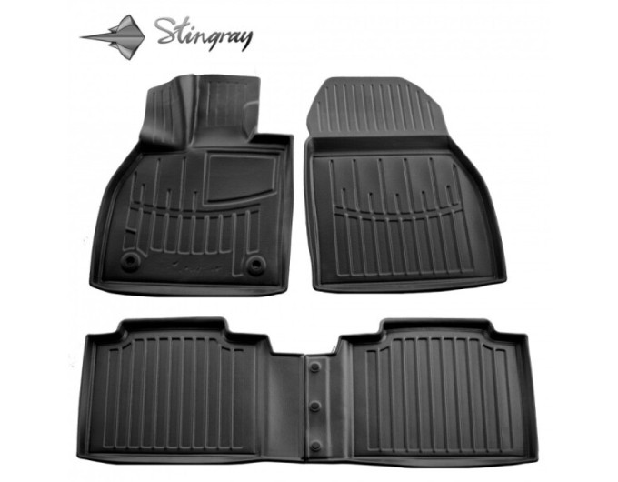 Toyota bZ4X (EA10) (2023-...) комплект 3D ковриков с 4 штук (Stingray), цена: 1 870 грн.