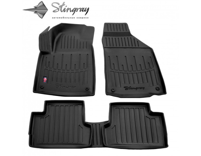 Jeep Cherokee (KL) (2013-...) комплект 3D ковриков с 5 штук (Stingray), цена: 1 870 грн.