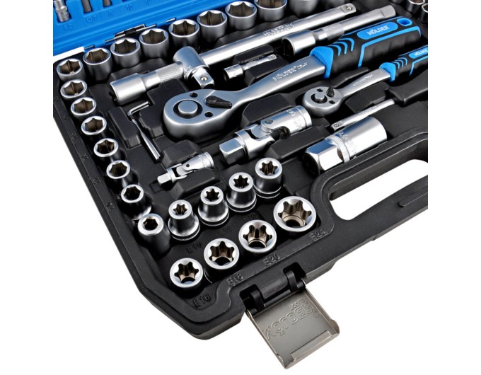 Профессиональный набор инструментов в кейсе MÖLDER 1/2 ", 1/4" 72 T, CR-V, 108ед., цена: 4 446 грн.
