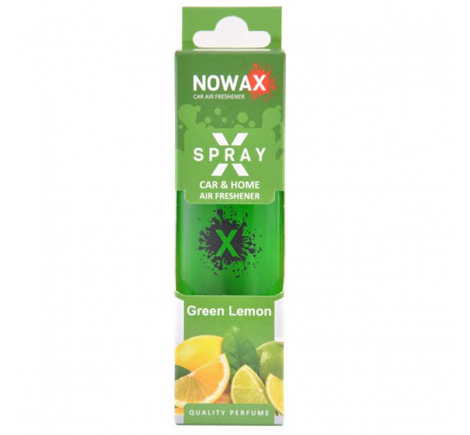 Ароматизатор Nowax X Spray Green lemon в коробці, ціна: 140 грн.