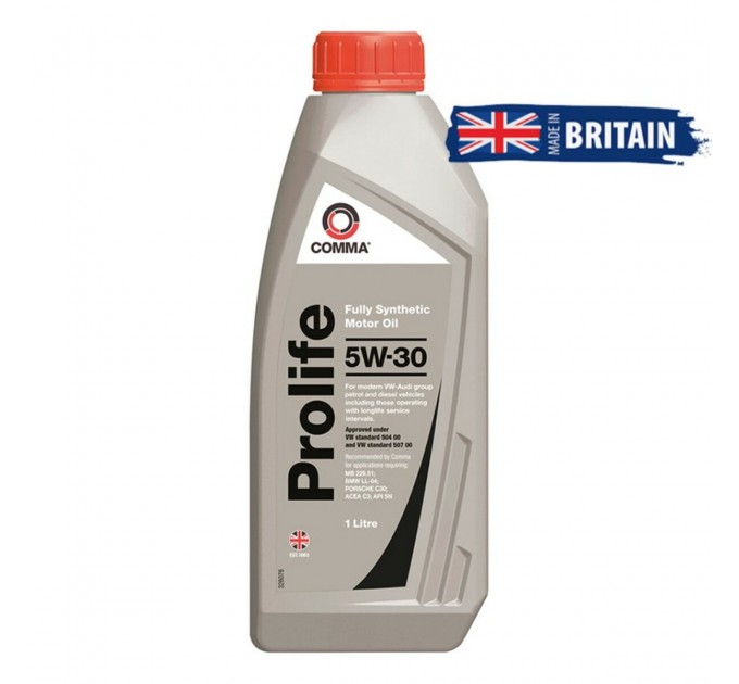 Моторное масло Comma Prolife 5W-30 1л, цена: 635 грн.