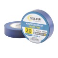 Лента изоляционная ПВХ Solar 20м, 0.13x19мм, синяяя, цена: 32 грн.