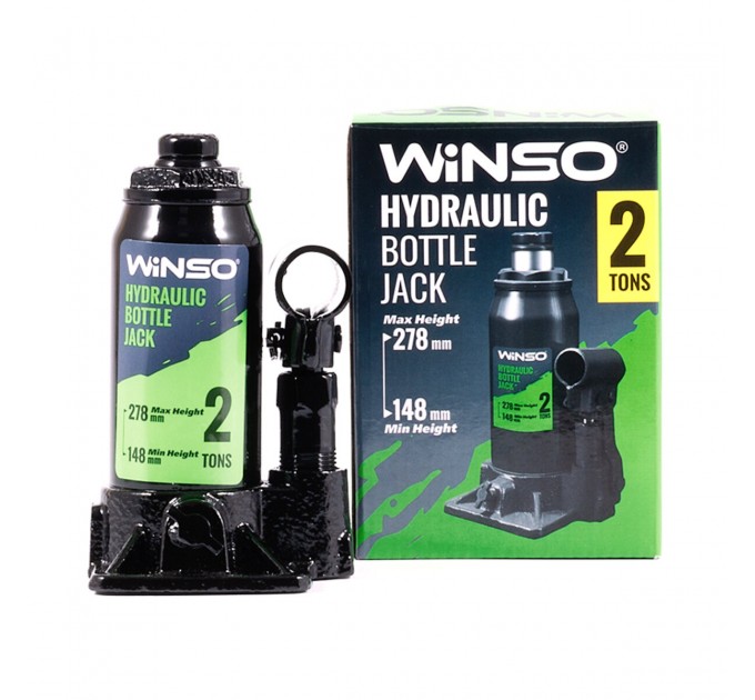 Домкрат гідравлічний пляшковий Winso 2т 148-278мм, ціна: 575 грн.