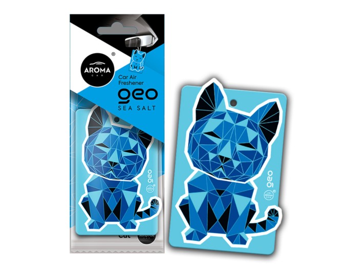 Ароматизатор Aroma Car Cellulose Geo Cat - Blue Sea Salt сухой, цена: 57 грн.