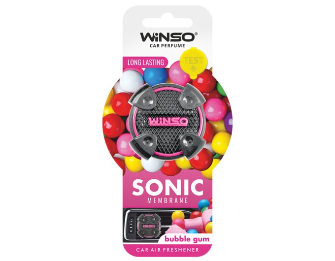 Освіжувач повітря Winso Sonic, мембранний на дефлектор - Bubble Gum, ціна: 109 грн.