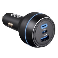 Автомобильное зарядное устройство для Brevia ePower TriPower PRO 130W 2xUSB-C+1xUSB-A
