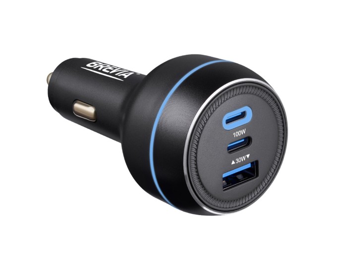 Автомобільний зарядний пристрій Brevia ePower TriPower PRO 130W 2xUSB-C+1xUSB-A, ціна: 741 грн.