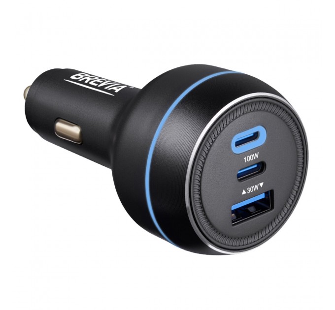 Автомобильное зарядное устройство для Brevia ePower TriPower PRO 130W 2xUSB-C+1xUSB-A, цена: 724 грн.