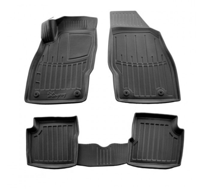 Opel Corsa E (2014-2019) комплект 3D килимків з 4 штук (Stingray), ціна: 1 870 грн.