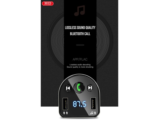 FM-трансмиттер XO BCC01 Bluetooth+FM+MP3 черный, цена: 399 грн.