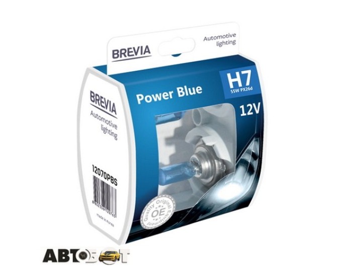 Галогенна лампа BREVIA Power Blue H7 4200K 12070PBS (2 шт.), ціна: 554 грн.