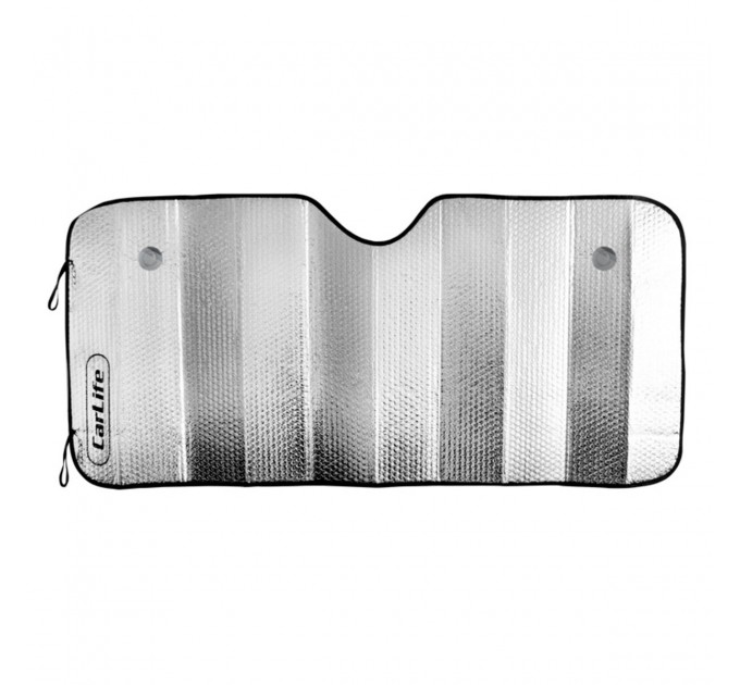 Шторка від сонця передня 1,5x0,8м, срібна, ціна: 161 грн.