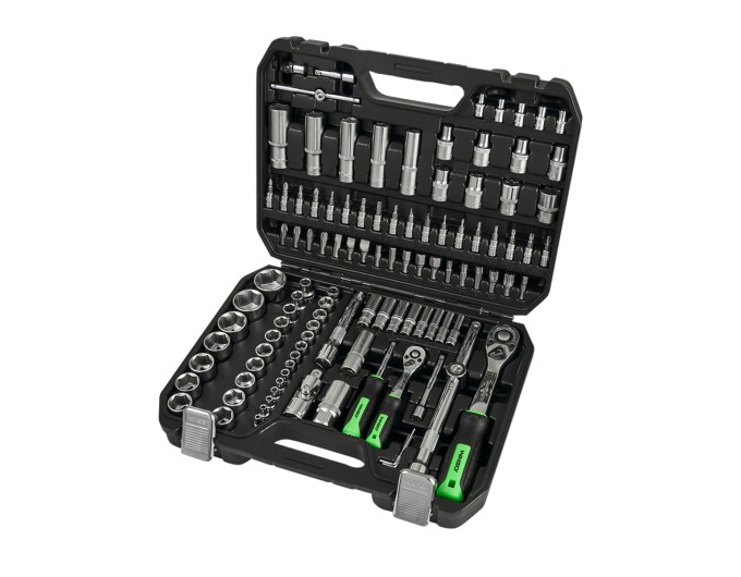 Професійний набір інструментів в кейсі Winso Pro 1/2", 1/4" 72T, CR-V, 110од., ціна: 3 505 грн.