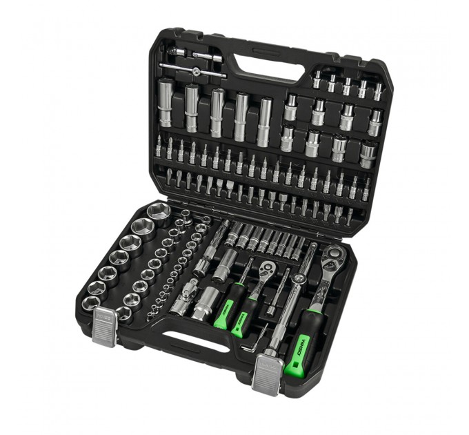 Професійний набір інструментів в кейсі Winso Pro 1/2", 1/4" 72T, CR-V, 110од., ціна: 3 505 грн.
