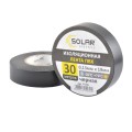 Лента изоляционная ПВХ Solar, 0.13mm x 19mm, 30м, черная, цена: 48 грн.