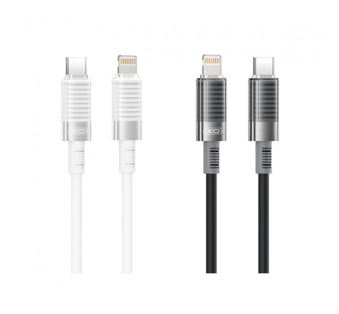 Кабель XO Brushed Silicone USB to Lightning 6A 1м белый, цена: 159 грн.
