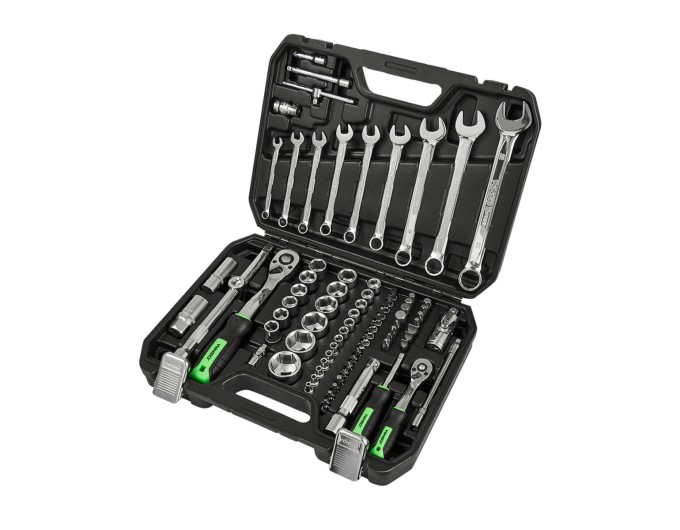 Професійний набір інструментів в кейсі Winso Pro 1/2", 1/4" 72 T, CR-V, 82од., ціна: 3 448 грн.
