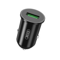 Автомобильное зарядное устройство XO CC35 QC3.0 18W черный