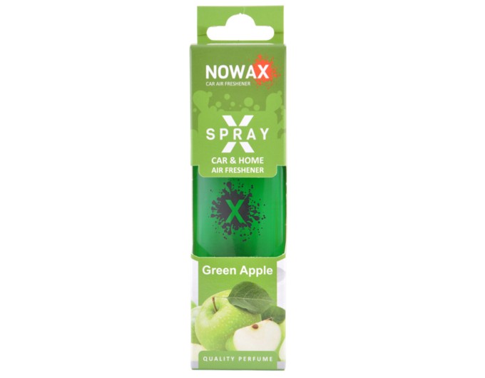 Ароматизатор Nowax X Spray Green apple в коробці, ціна: 140 грн.