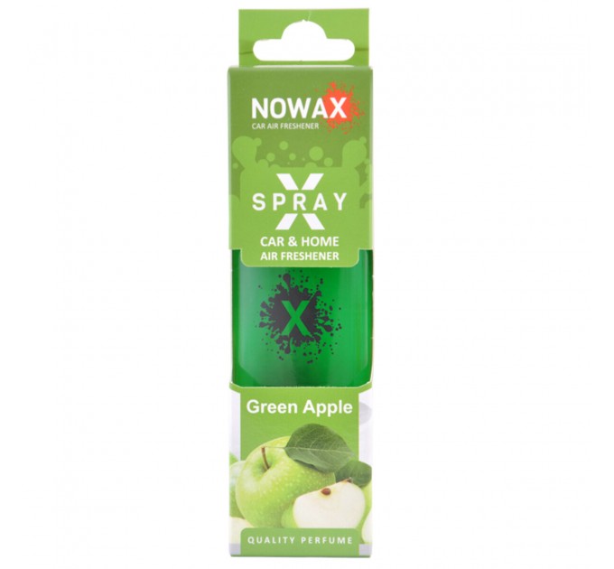 Ароматизатор Nowax X Spray Green apple в коробці, ціна: 140 грн.