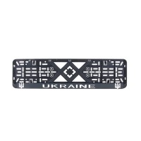 Рамка Bi-Plast под номер объемная UKRAINE