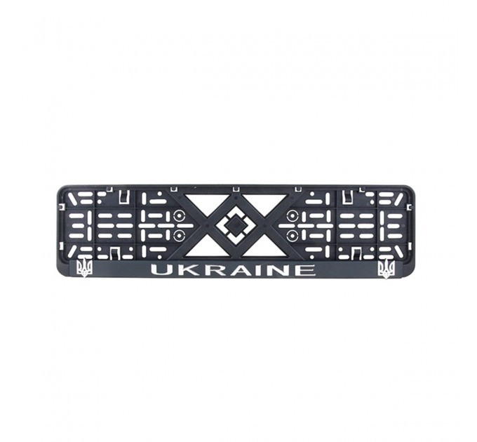Рамка Bi-Plast под номер объемная UKRAINE, цена: 84 грн.