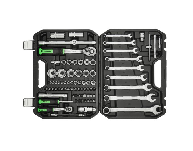 Професійний набір інструментів в кейсі Winso Pro 1/2", 1/4" 72 T, CR-V, 82од., ціна: 3 448 грн.